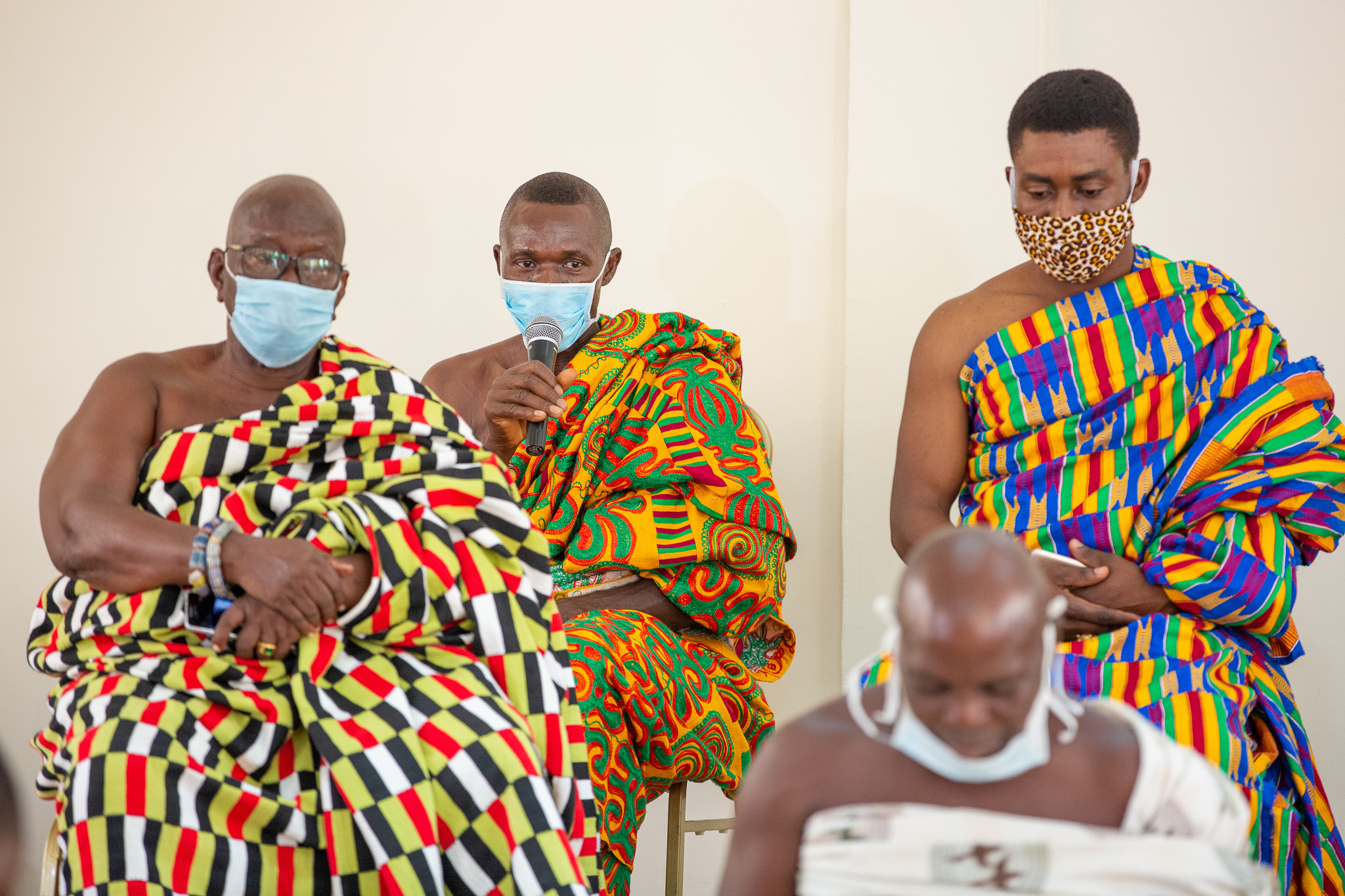 Photos - COURTESY CALL ON AGBOGBOMEFIA TOGBE AFEDE XIV, CHIEFS & QUEENS OF ASOGLI STATE BY GHANA ASSOCIATION OF ASSEMBLY MEMBER